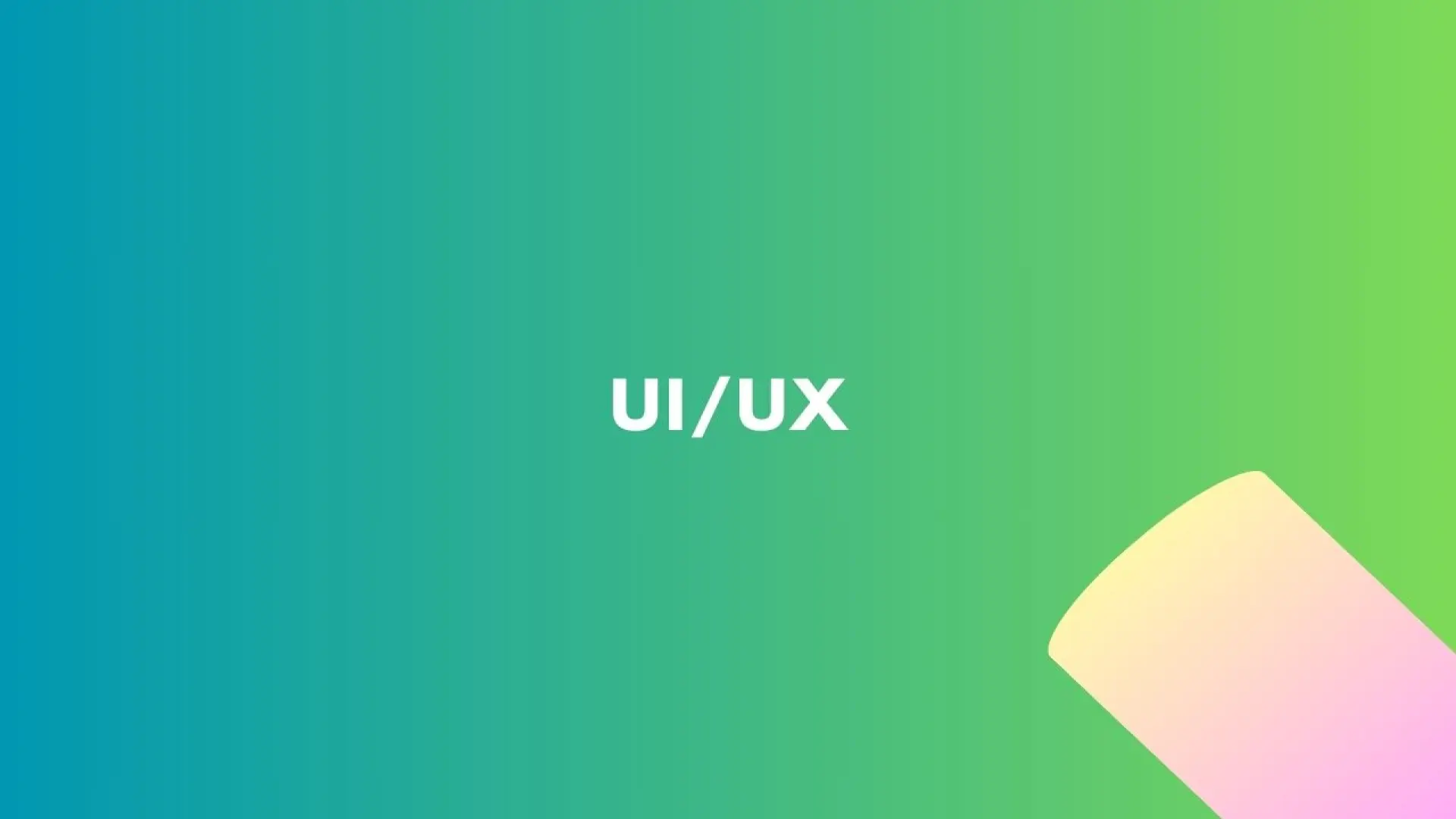 UI/UX